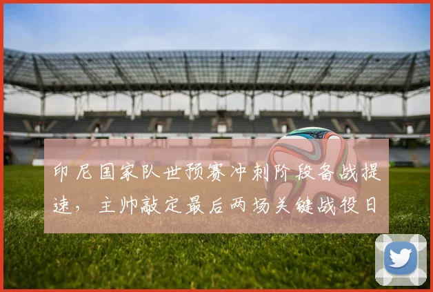 印尼国家队世预赛冲刺阶段备战提速，主帅敲定最后两场关键战役日程
